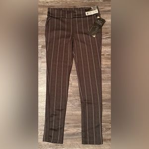 Treggings - Black and White with Blue Highlights